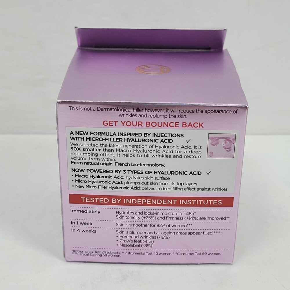 LOreal Paris Revitalift Filler Deep Replumping Anti-Ageing Day Cream 50ml NIB - Picture 4 of 5